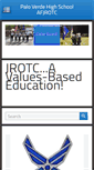 Mobile Screenshot of paloverdeafjrotc.org